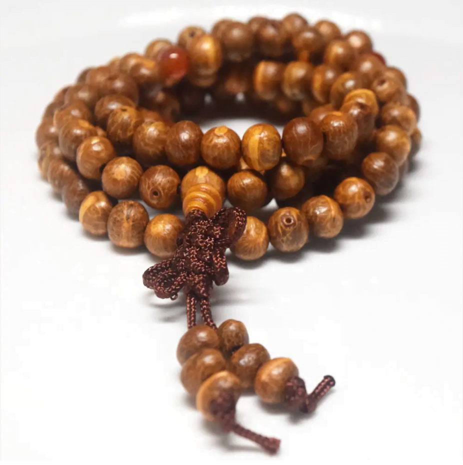 HIDDEN POWER Woodfish Fruit Bodhi Seed Malas - Monastery Malas